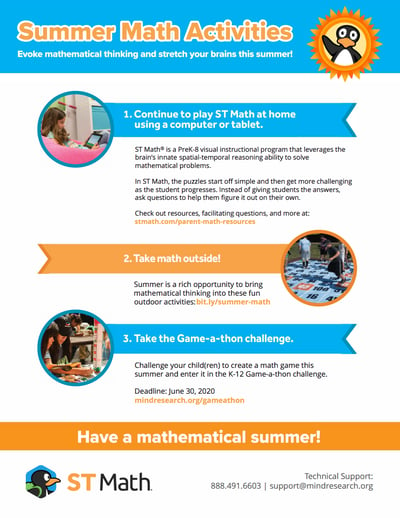 16 summer math activities for kids